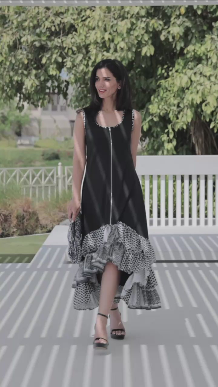 The Keffiyeh Noir Dress