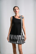 The Black Bella Keffiyeh Dress - Wild & Sage
