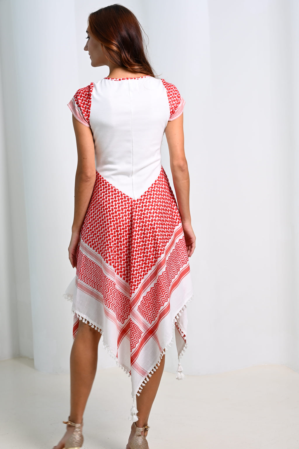 The Karma Keffiyeh Dress - Wild & Sage