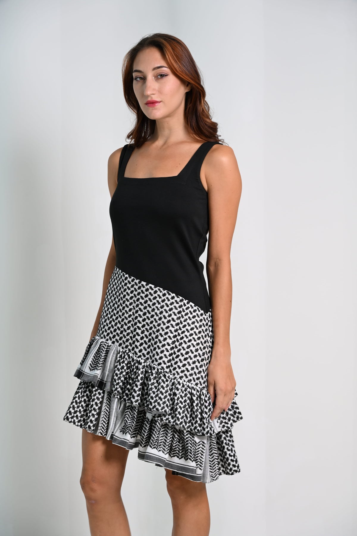 The Keffiyeh Mini Dress - Wild & Sage