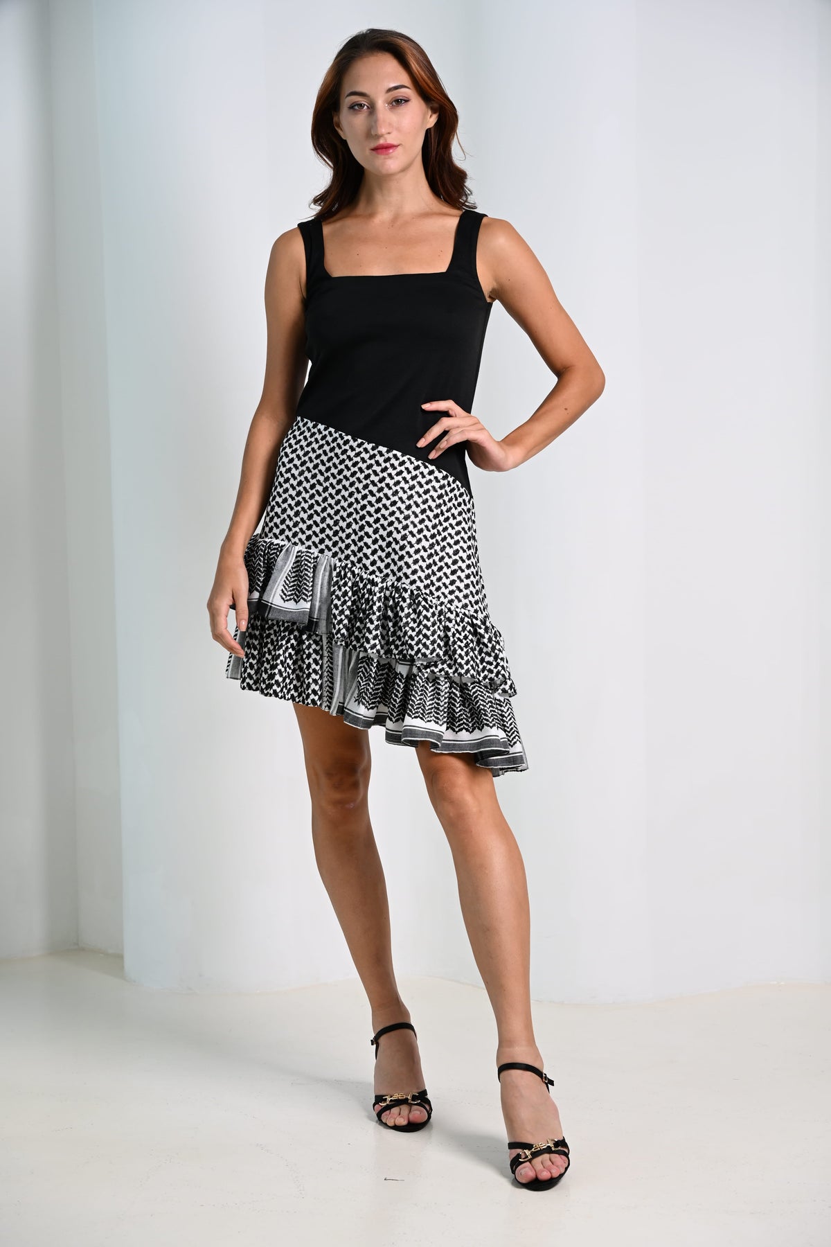 The Keffiyeh Mini Dress - Wild & Sage