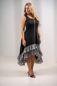 The Keffiyeh Noir Dress - Wild & Sage