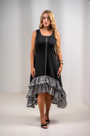The Keffiyeh Noir Dress - Wild & Sage