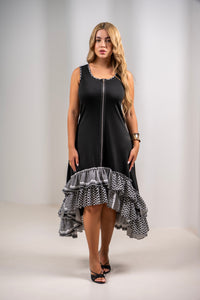 The Keffiyeh Noir Dress - Wild & Sage